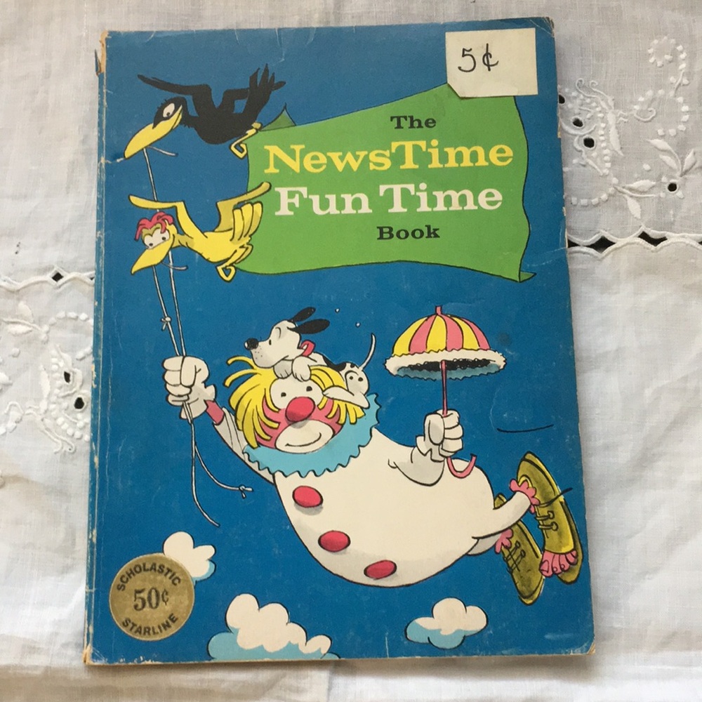 Vintage 1970 New Time Fun Time Book by Scholastic Magazines
